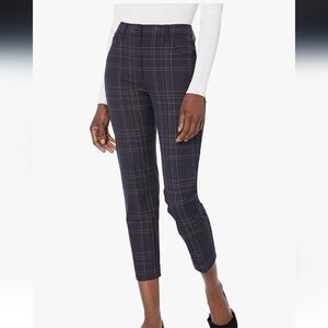 Theory 5 Pocket Treeca Navy Blue Multi Dover Tech Pants New Size 6